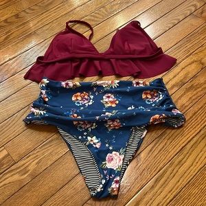 Cupshe Medium 2 piece . Reversible